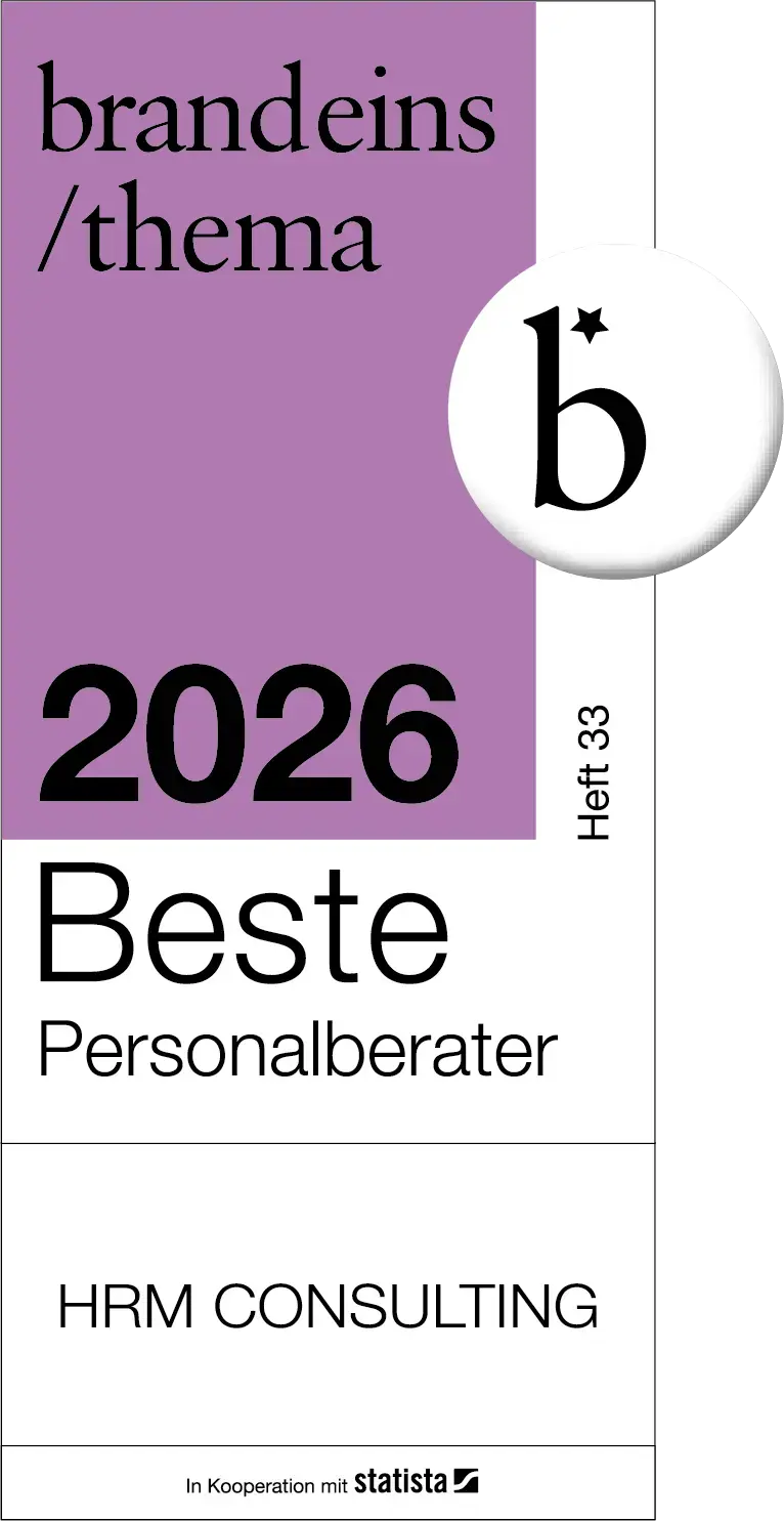 HRM CONSULTING zählt laut brand eins 2026 zu den besten Personalberatungen